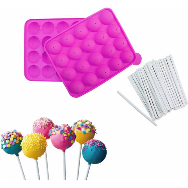 Silikonform für Cakepops