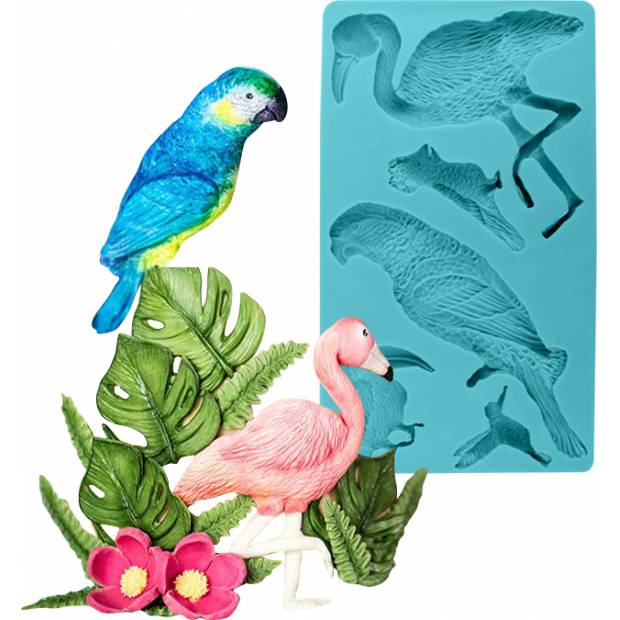 Silikonform Vogel 20x11,5 cm