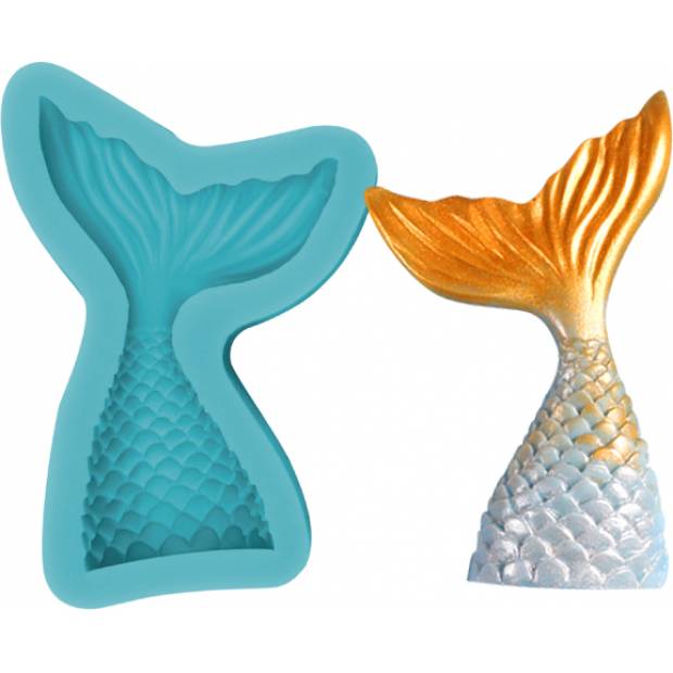 Silikonform für Meerjungfrauenschwanz 8cm