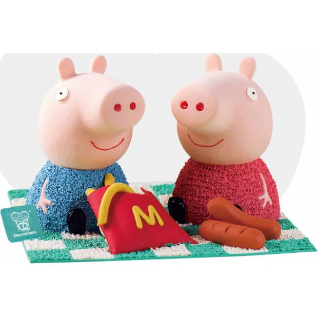 Silikonform großes Schweinchen Pepa