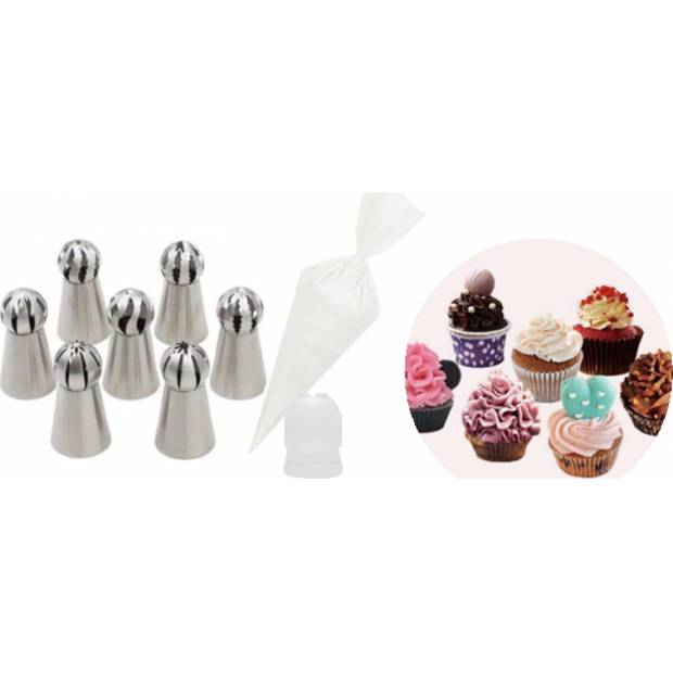 Ballondekorationsspitzen 7 Stück und Beutel