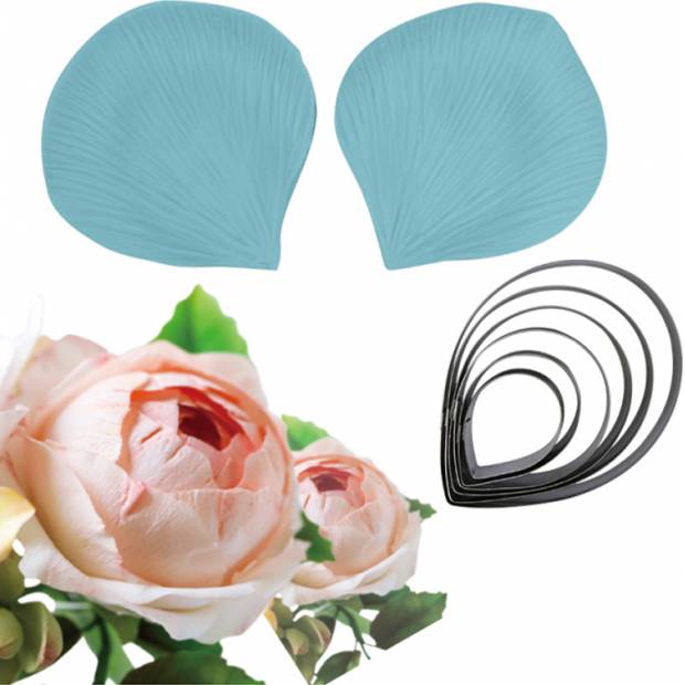 Blütenformer und Ausstecher Rose 8×8,5 cm