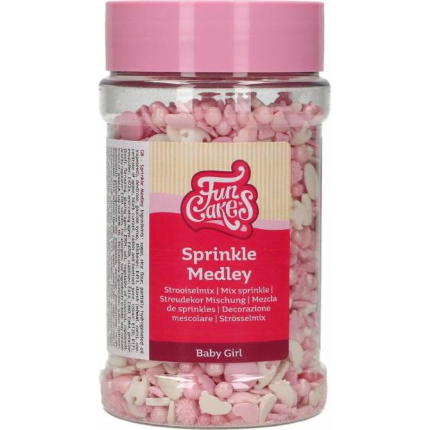 Zuckerdekoration rosa Mix 180g