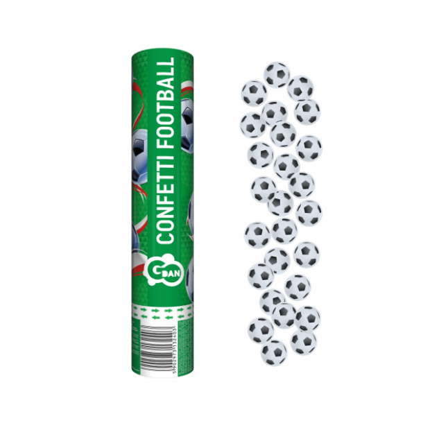 Konfetti Auswurf Fußbälle 30cm