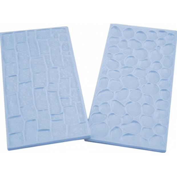 Abdrucktextur Stein und Wand 14,5x7 cm