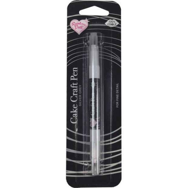 Doppelseitiger essbarer Marker - grau-silber