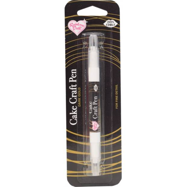 Doppelseitiger essbarer Marker - Dunkelgold