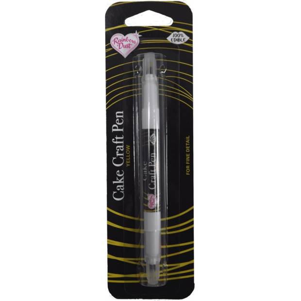 Doppelseitiger essbarer Marker -Gelb