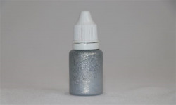 Oberflächengel mit Glitter 15ml silber