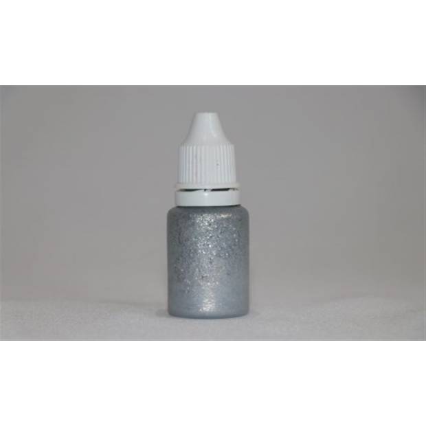 Oberflächengel mit Glitter 15ml silber