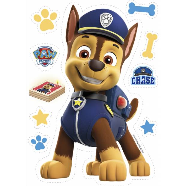Essbares Papier Paw Patrol Chase zum Ausschneiden 21 x 14,8 cm