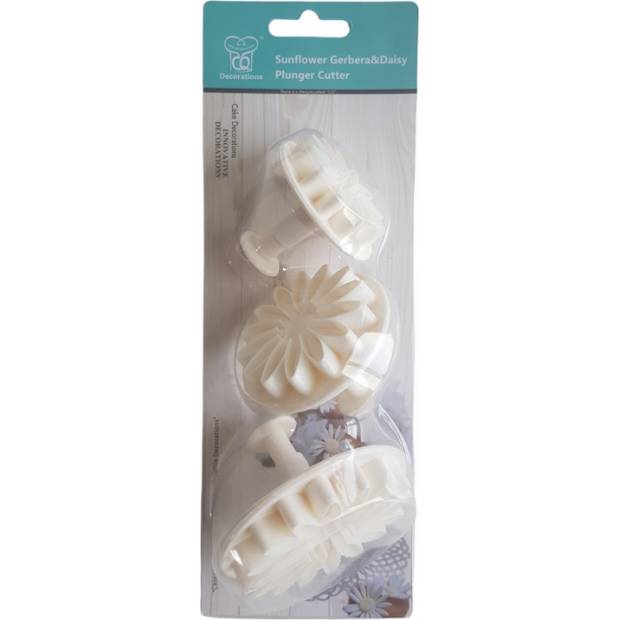 Gerbera Stanze mit Stößel Set 3tlg.