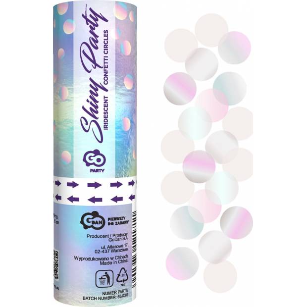 Konfetti Shiny Party, Folienkreise, 15 cm
