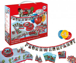 Feuerwehrleute Party Set 60St.