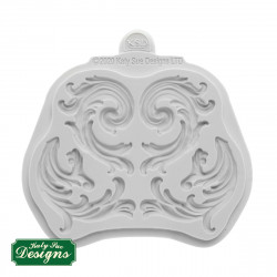 Silikonform gebogene Blüte