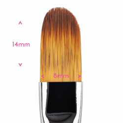 Abgerundete Bürste Nummer 4