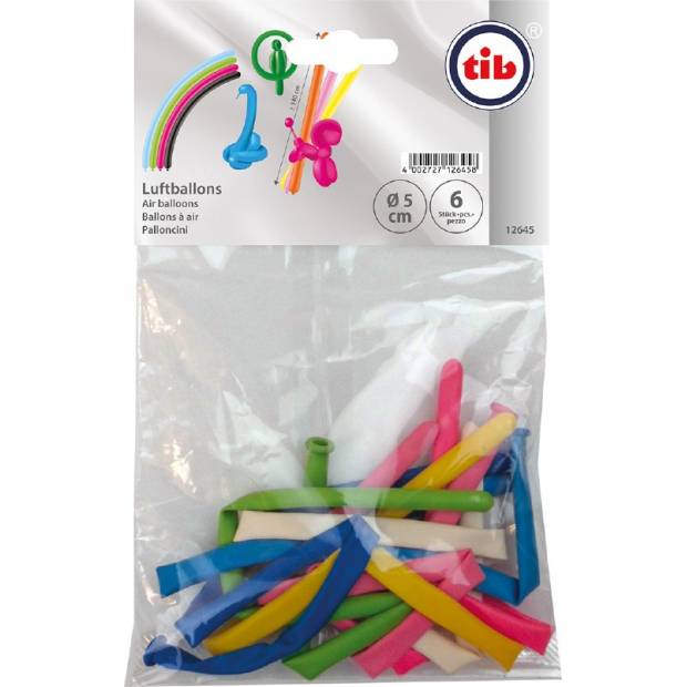 Ballons Modellierungs- und Formen 6 Stück