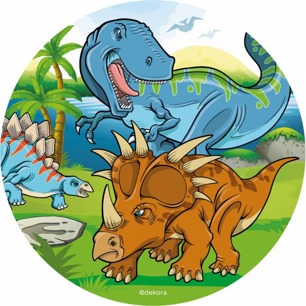 Essbare Papier-Dinosaurier 20cm