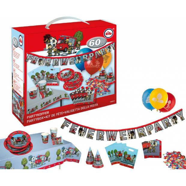 Feuerwehrleute Party Set 60St.