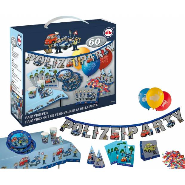 Party-Polizeiset 60 Stück