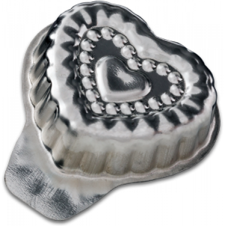 Schraffur Herzform 38x35mm 20Stück
