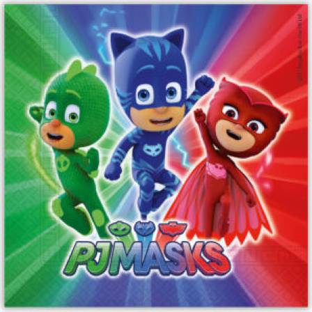 Servietten 33x33cm PJ Masks