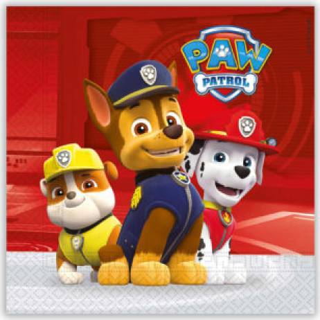 Servietten 33x33cm Paw Patrol