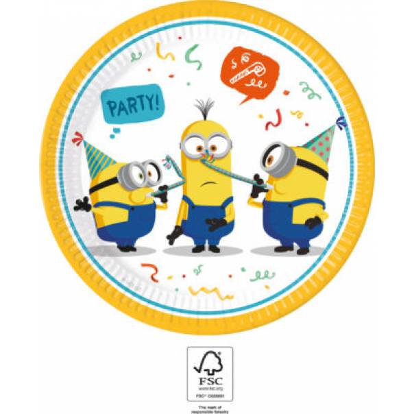 Partyteller aus Papier 23cm Mimons