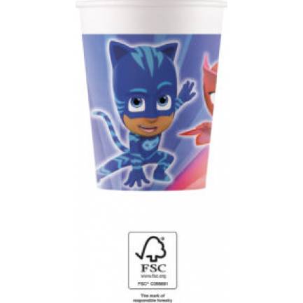 Pappbecher 200ml PJ Masks