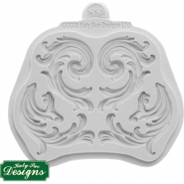 Silikonform gebogene Blüte