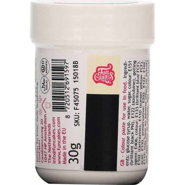 Gel-Farbe schwarz 30g