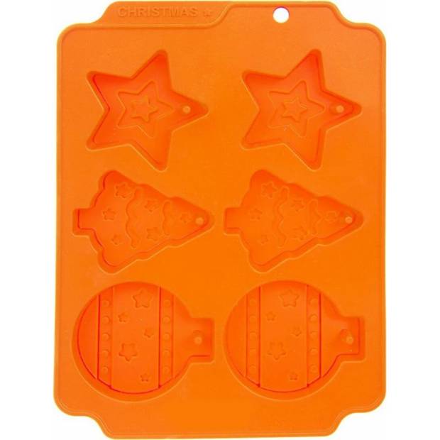Silikonbackform orange Weihnachten 151768