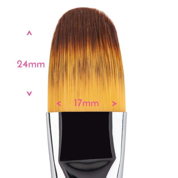 Abgerundete Bürste Nummer 12