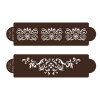 Schablone Kuchenschablone - Ornamente 31x8cm