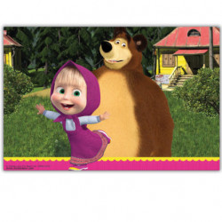 Tischtuch 180x120cm Mascha und der Bär