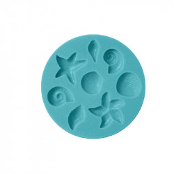 Silikonform für Muscheln