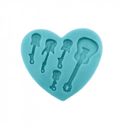 Silikon-Gitarrenform