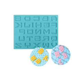 Silikonform Alphabet scifi