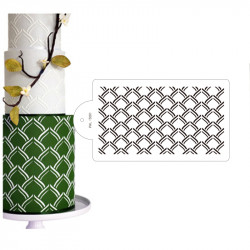 Tortenschablone - Blätter