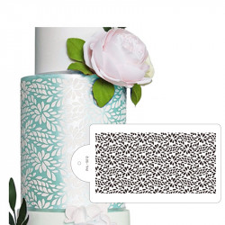 Tortenschablone - Blumen 40x21cm