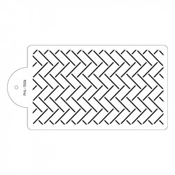Tortenschablone - Backstein 40x21cm