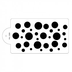 Tortenschablone - Dot 40x21cm