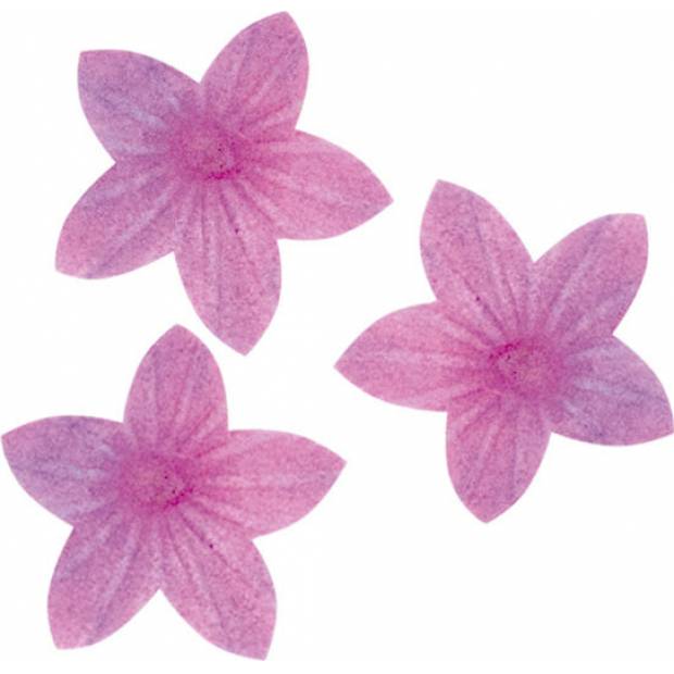 Essbare Papierblumen 400Stück 2cm lila