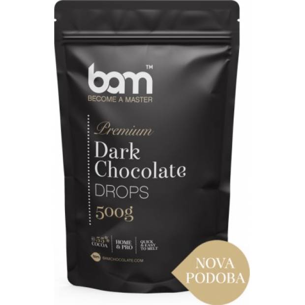 Dunkle Schokolade 55,6%, 500g