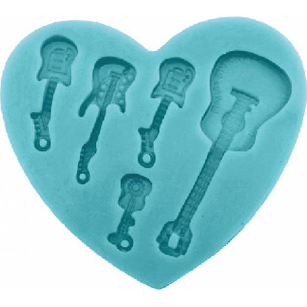 Silikon-Gitarrenform