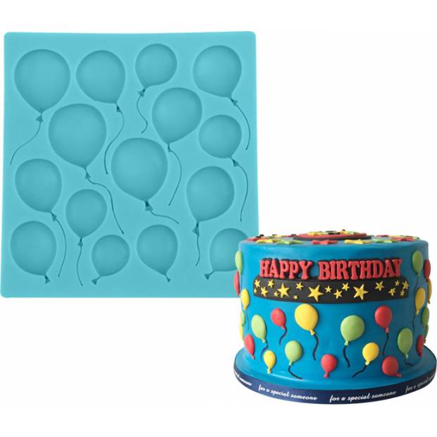 Silikonform Ballons 9,5x9,5cm