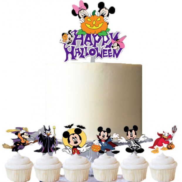 Mickey Halloween Kuchendeko-Schraubfigur (Zapich)