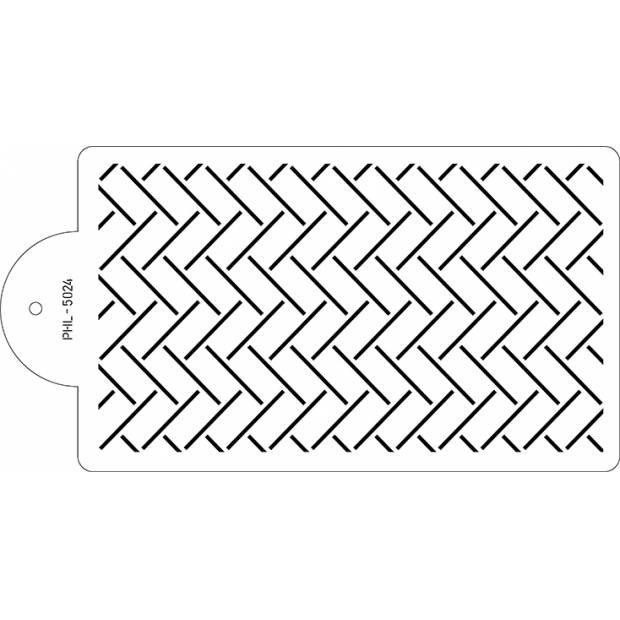 Tortenschablone - Backstein 40x21cm