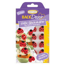 Zuckerdekorationen Marienkäfer 15Stk