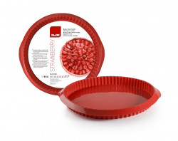 Silikon-Kuchenform 28x3cm rot